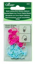 Load image into Gallery viewer, Clover Quick Locking Stitch Markers – available in three sizes