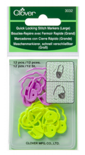 Load image into Gallery viewer, Clover Quick Locking Stitch Markers – available in three sizes