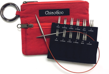 Load image into Gallery viewer, ChiaoGoo Red Twist Shorties Mini Set: Sizes 2 mm - 3.25 mm