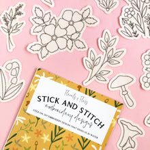 Load image into Gallery viewer, Florals & Floss Stick and Stitch Embroidery Designs