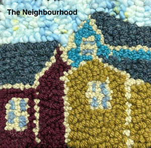 Deanne Fitzpatrick Studio 15cm x 15cm / 6"x6" rug hooking kits