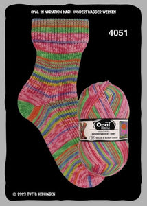 Opal 4-ply Self-Patterning Hundertwasser Collection