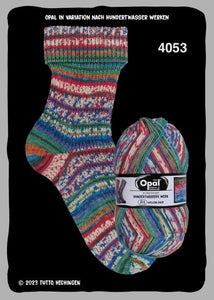 Opal 4-ply Self-Patterning Hundertwasser Collection