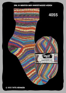 Opal 4-ply Self-Patterning Hundertwasser Collection