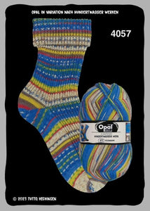 Opal 4-ply Self-Patterning Hundertwasser Collection