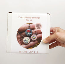 Load image into Gallery viewer, DIY Embroidered Earrings Kit by M Creative J
