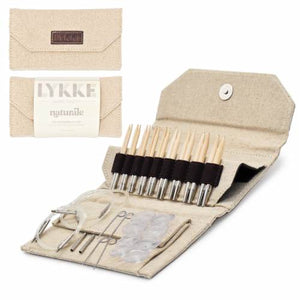 Lykke Naturale Interchangeable Circular Needles Set Short (9 cm / 3.5") Tips