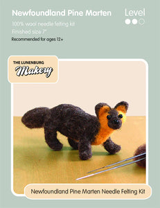 Lunenburg Makery Sculptural Needle Felting Kits
