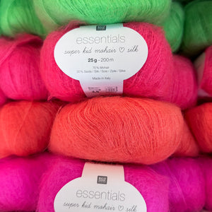 Rico Essentials Super Kid Mohair Silk Neons
