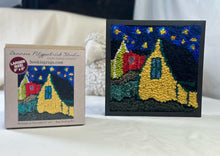 Load image into Gallery viewer, Deanne Fitzpatrick Midnight in November 20cm x 20cm / 8&quot; x 8&quot; rug hooking kit
