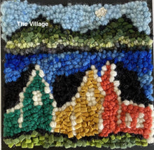 Load image into Gallery viewer, Deanne Fitzpatrick Studio 15cm x 15cm / 6"x6" rug hooking kits

