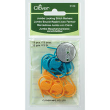 Load image into Gallery viewer, Clover Locking Stitch Markers - available in two sizes
