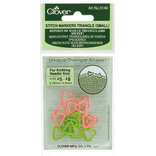 Load image into Gallery viewer, Clover Triangular Stitch Markers

