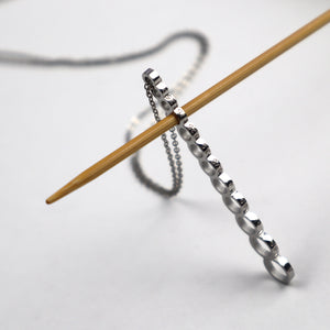Crossover Industries Needle Gauge Pendant Necklace