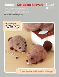 Lunenburg Makery Sculptural Needle Felting Kits