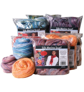 Ashford Silk/Merino Scarf Nuno Felting Kit